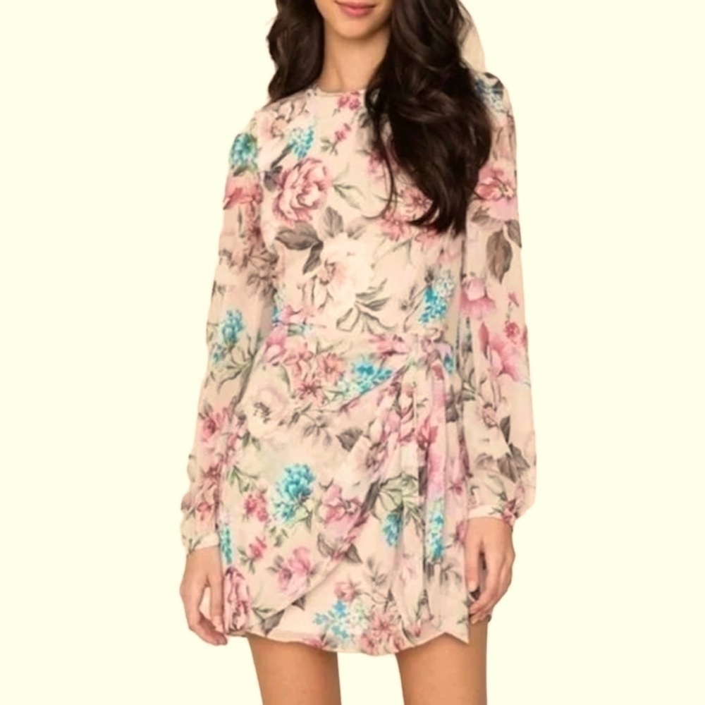 Yumi Kim Tie Me Over Dress  Floral Size S- MSRP $228